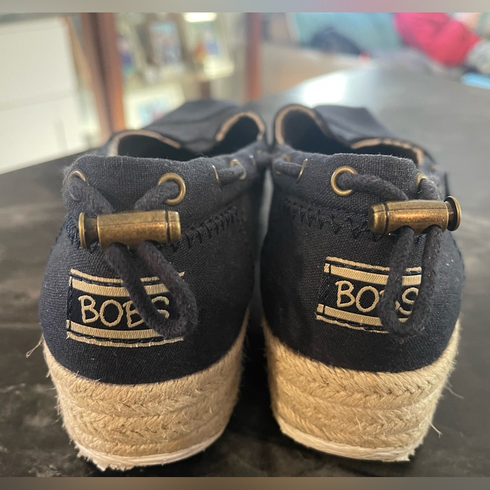 Bobs by Skechers memory foam wedge espadrille shoes